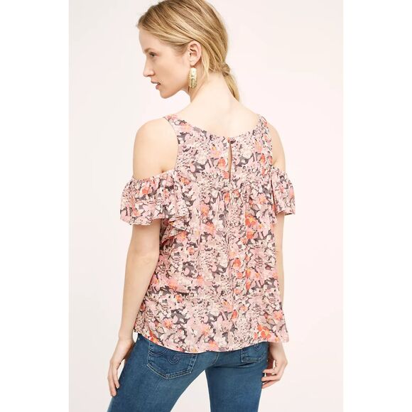 Maeve - Anthropologie | Hana Open Shoulder Top | Medium - Picture 2 of 12